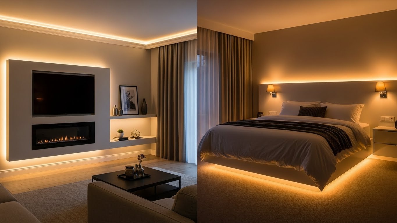 Best LED Strip Lights for Bedrooms & Living Rooms (App Control, Brightness, Scenes)