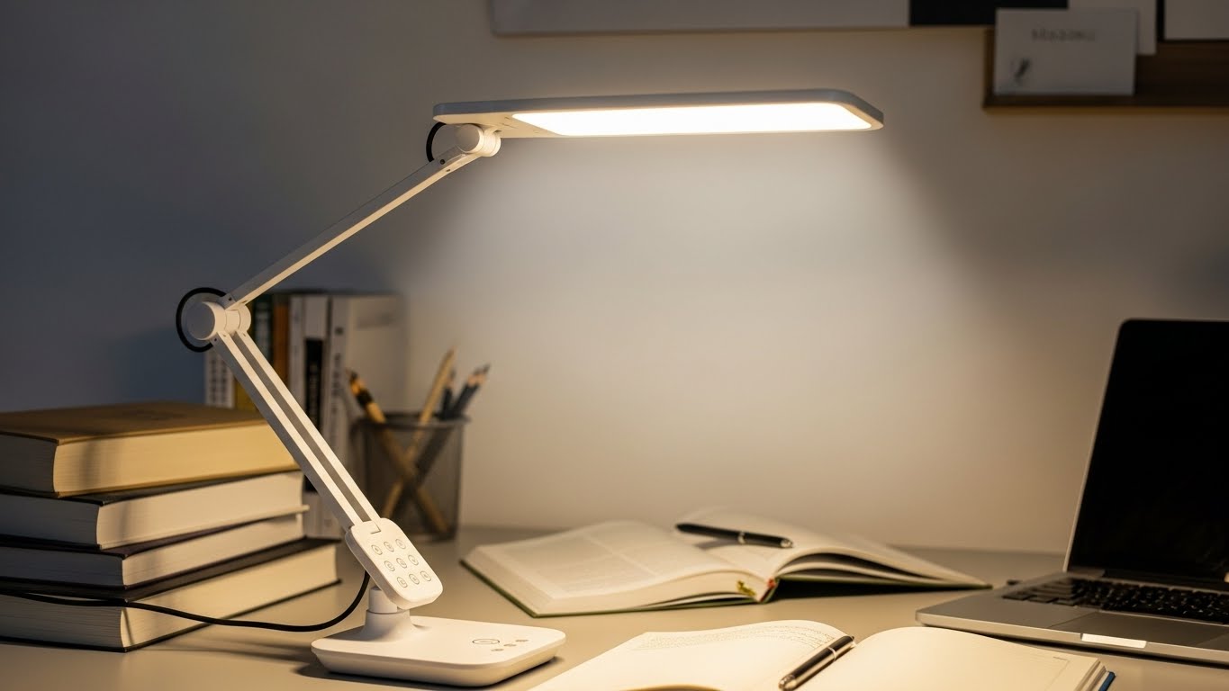 Best Desk Lamps for Studying & Work (Eye Comfort, Brightness Levels, Adjustable Arm)
